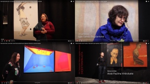 Videoekskursijos po XVII Tarptautinės Vilniaus tapybos trienalės [NE]DETERMINUOTA ekspozicijas