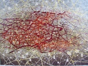 Daliutė  Ivanauskaitė 

Dangus pro šakas I, 2008, lino raižinys, 64x80