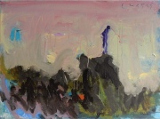 Budėtojas. 2015. Drobė, akrilas. 50x70