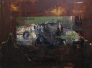 Ciklas-27klubas. Jim Morirson. Kartono plokštė, aliejus. 91.5x122.5cm. 2014m.