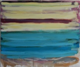 Susitiksim rugpjūtį prie ramių vandenų. 2016. Drobė, akrilas. 100x120







