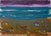 Naktis Melnragėj. 2013. Drobė, akrilas. 50x70