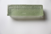 INVESTICIJA, 2011, stiklas, foto nuotraukos. Vieno elemento 

matmenys – 4x8x24 cm

