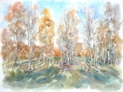 Irena Meištaitė

„Beržynas rudenį“ 2016, akvarelė 76x57 cm.