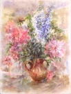 Irena Meištaitė

„Bijūnai ąsotyje“ 2019, akvarelė 57x76 cm.