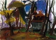 Solomonas Teitelbaumas
Rudens pasaka, 2005, popierius pastelė, 60x70