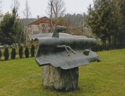 Daliutė Ona Matulaitė
Banga I, 2007, bronza, akmuo, h 190, Nemienčinė Vilniaus raj.