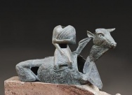 Daliutė Ona Matulaitė
Kelionė į Europą II, 2004-2009, akmuo, bronza, graviruotas nerūdijantis plienas