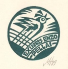 Henrikas Mazūras
Ex libris Enzo Pellai 1989 X3 60 x 60