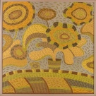 Girmantas Rudokas, „Peizažas“, al. drobė. Formatas 90x90.

