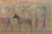 Girmantas Rudokas, „1419“, al. drobė. formatas 70x130.

