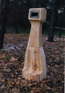 Algimantas Šlapikas
KLAUSYKLA, 1999, medis, metalas, h=160.