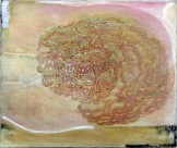 Aušra Andziulytė
Apie arbatos gėrimą, 2003, skarda, al., 100x126.